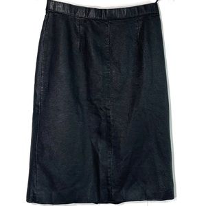 Genuine Leather Black Women's Size 9/10 Miniskirt